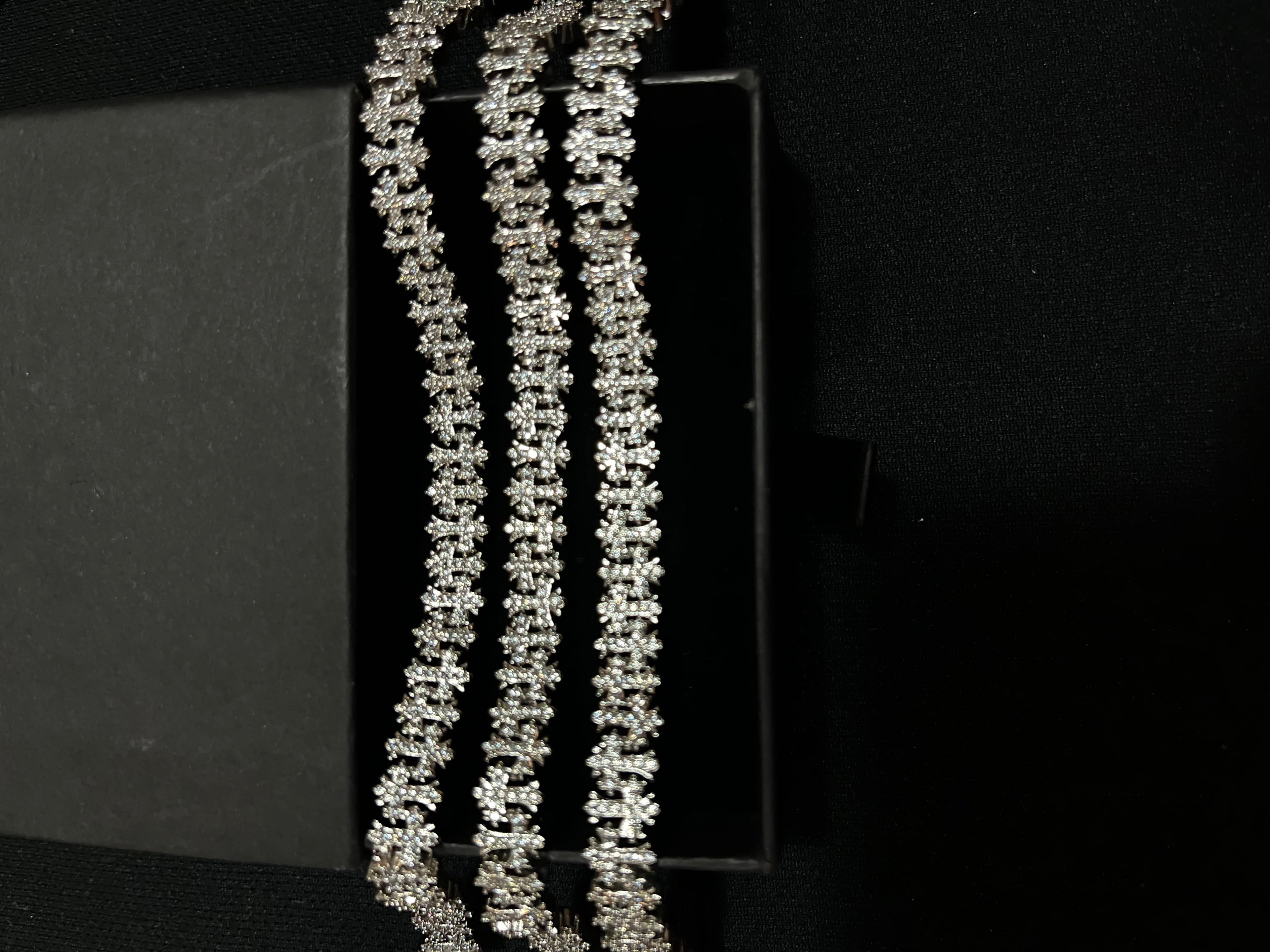 Esclava estilo chrome hearts