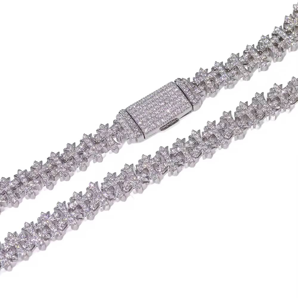 Esclava estilo chrome hearts