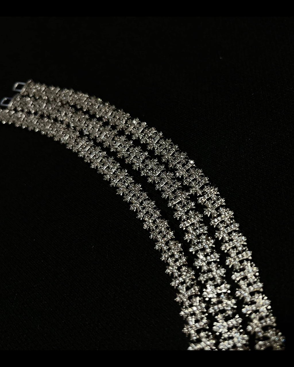 Esclava estilo chrome hearts