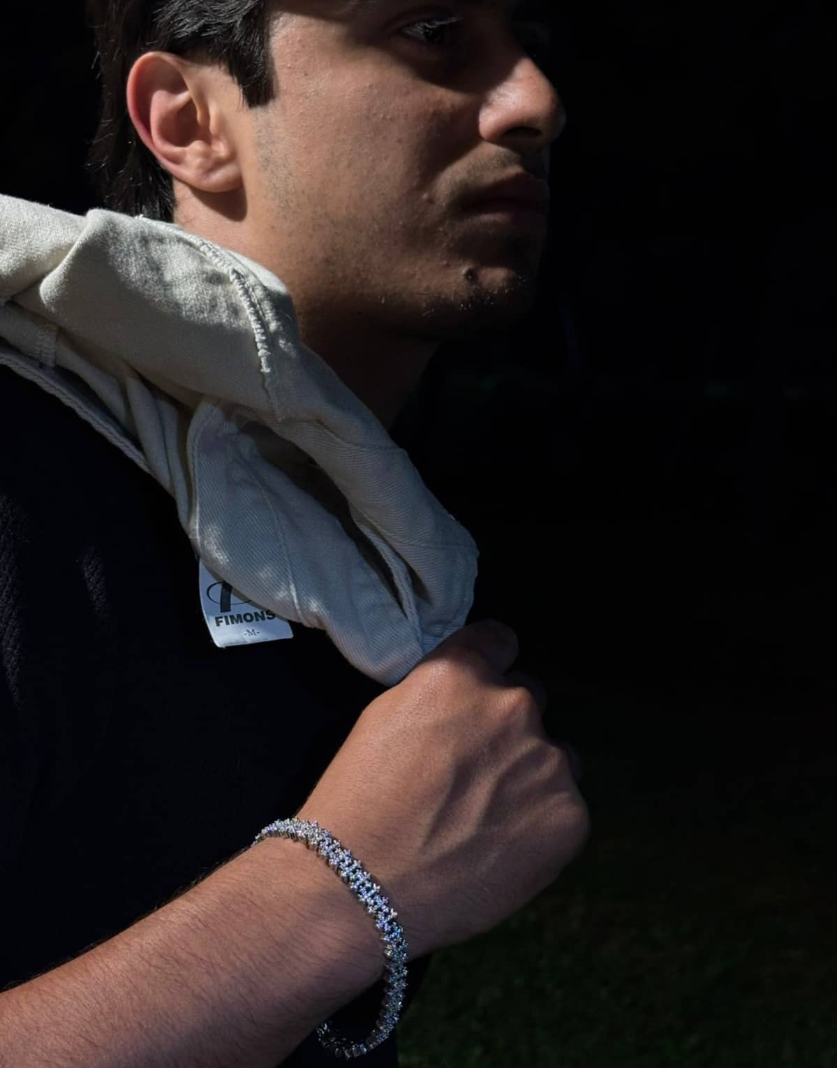 Esclava estilo chrome hearts